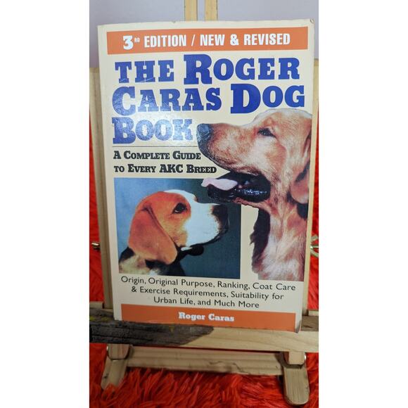 1996 The Roger Caras Dog Book A Complete Guide To Every AKC Breed 3rd ED PB - Picture 1 of 8